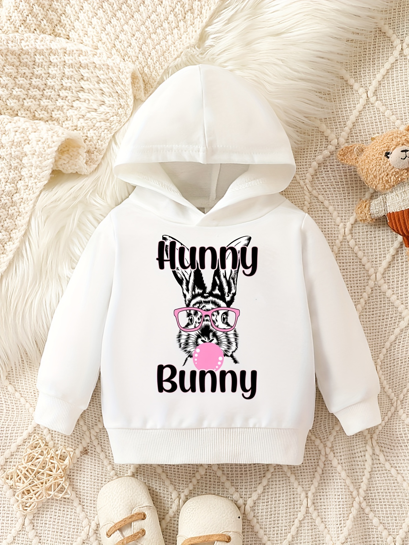 Girls Hoodie Rabbit Temu