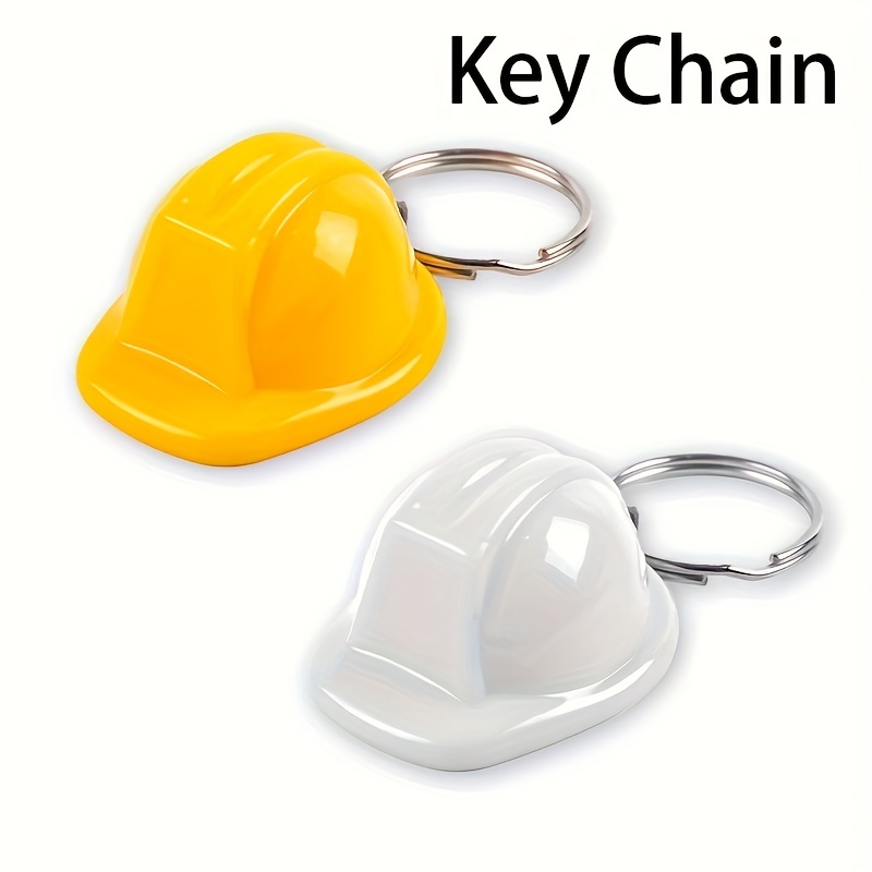 Creative 3D Mini Helmet Key Chain for Women Men Keychains