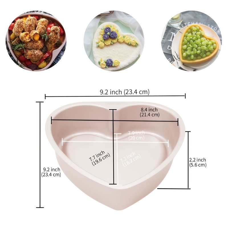 8 x 8 Heart-Shaped Cake Pan - CHEFMADE official store