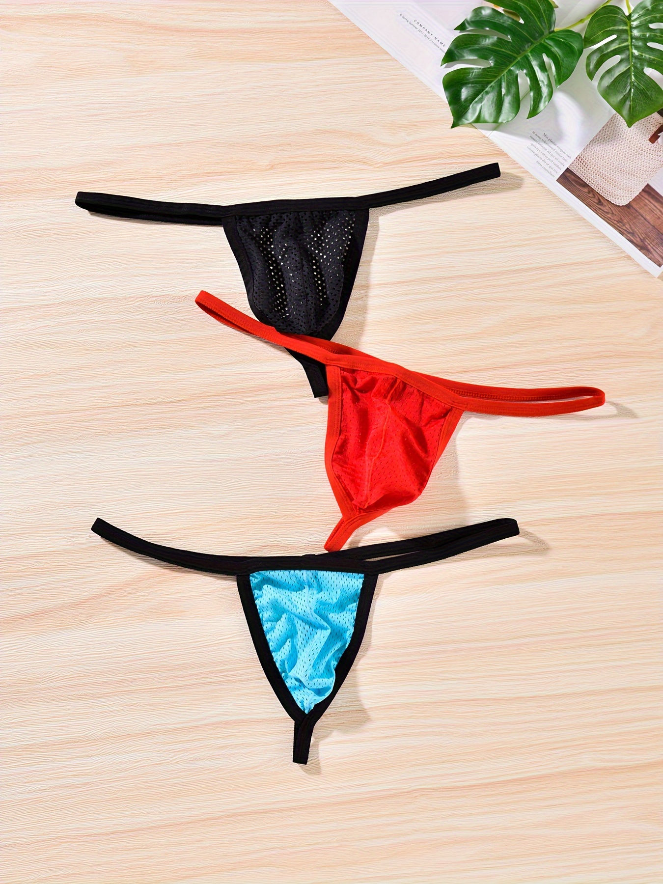 Men's Ice Silk Ultra thin Cool Breathable Comfy G strings - Temu