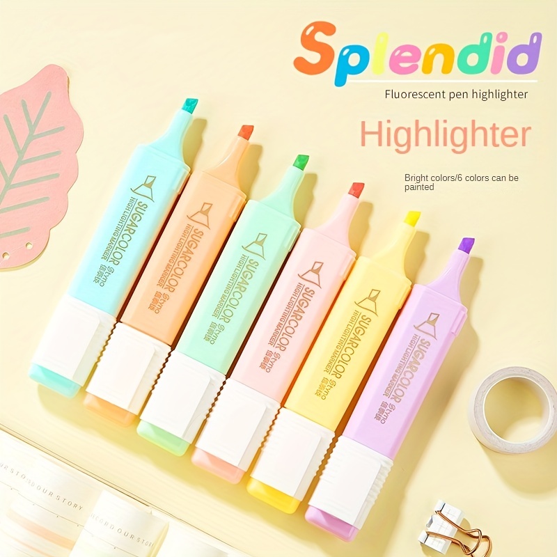customized zeyar highlighter pen pastel colors