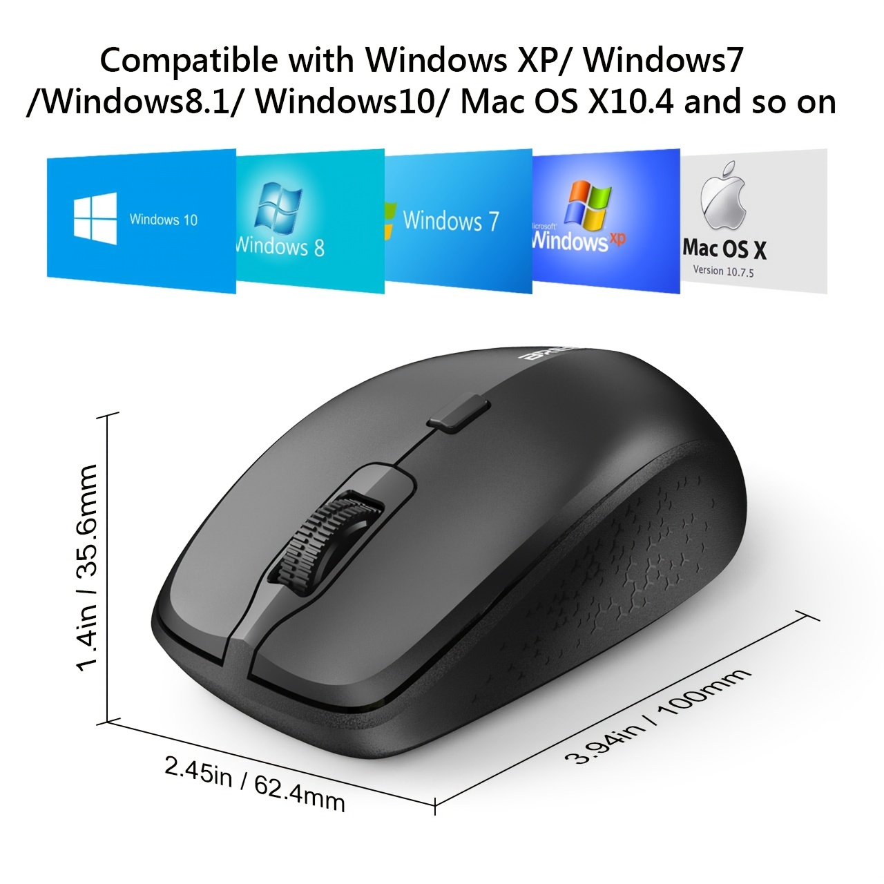 Wireless Mouse: Computer Mouse Laptop Wireless Cordless - Temu