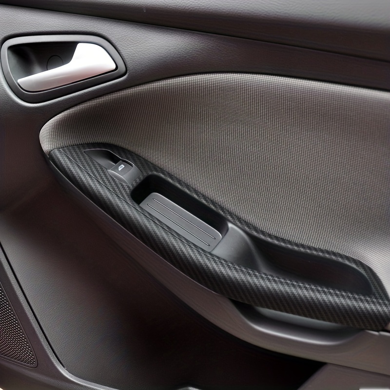 For Ford Focus 3 MK3 2012-2018 Car Styling Accessories Window Lift Panel  Interior Door Armrest Handle Frame Trim Sticker