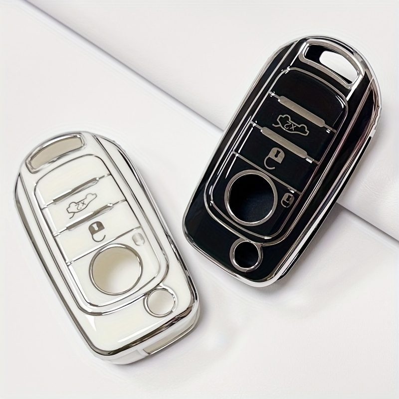 Kaufe Mode Metall Zink Auto Flip Schlüssel Fall Abdeckung Für Fiat