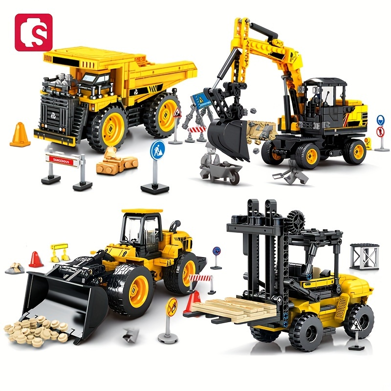 Brick Technic Crane, Block Technic Crane, Building Blocks, Bricks Toy