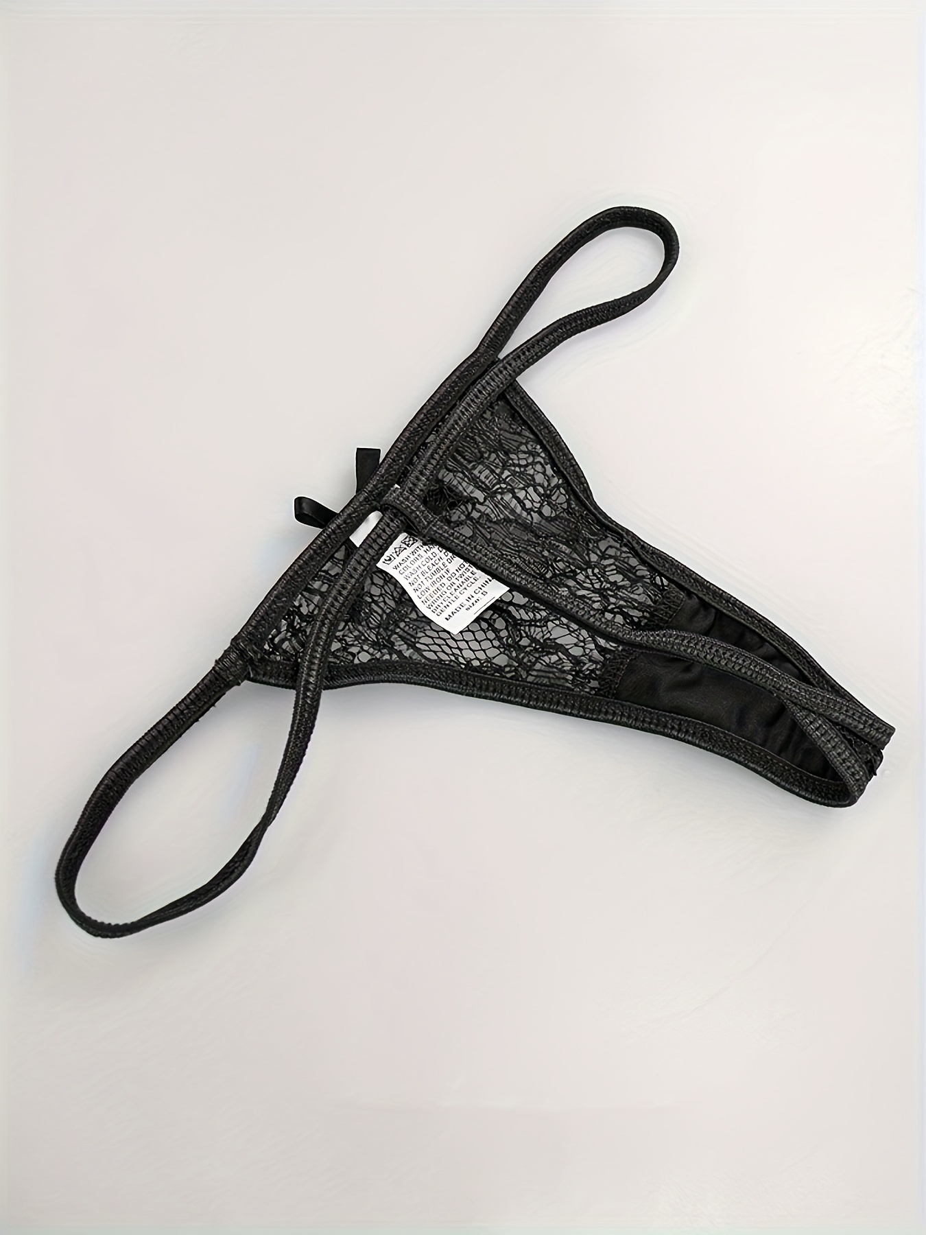 Sexy Women Black Lace Underwear Lingerie Dress Garter + G-string +  Stockings Set 