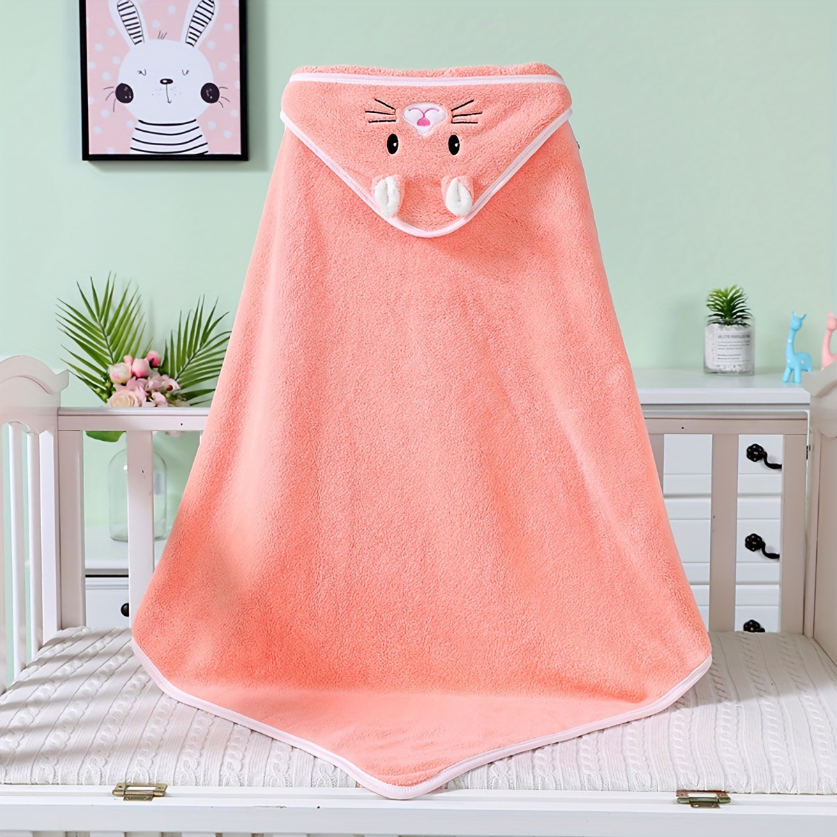 Soft Coral Fleece Bath Towel Large Bath Towel For Children - Temu