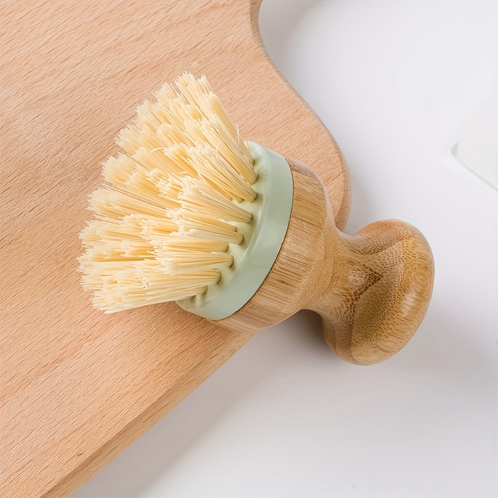 Bamboo Dishwashing Brush Kitchen Wooden Cleaning Brush For - Temu