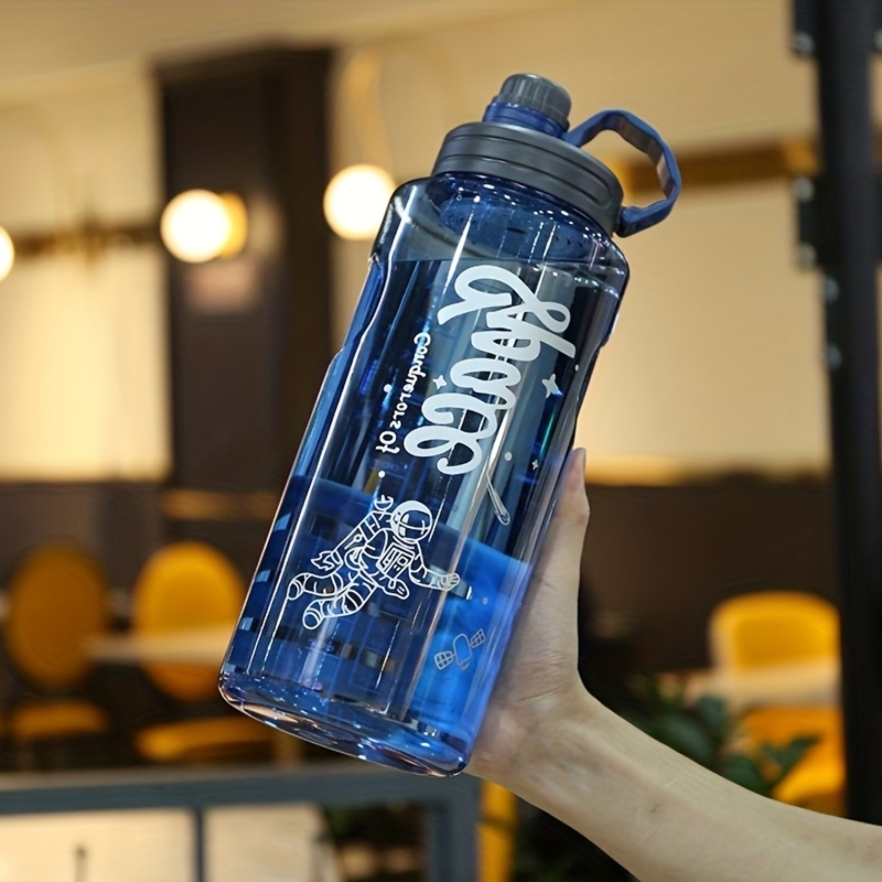 1pc 1100ml Large Capacity Plastic Water Bottle For Men, Portable