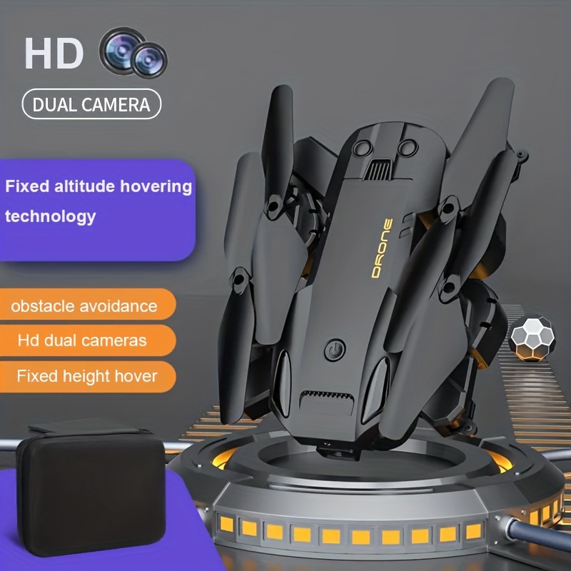 S21 Aerial Drone HD Dual Camera Single Battery Air Pressure Fixed Height Suspension Three-sided Obstacle Avoidance Function Support WIFI Connection Mobile Phone APP 360° Stunt Tumbling Four-axis Drone