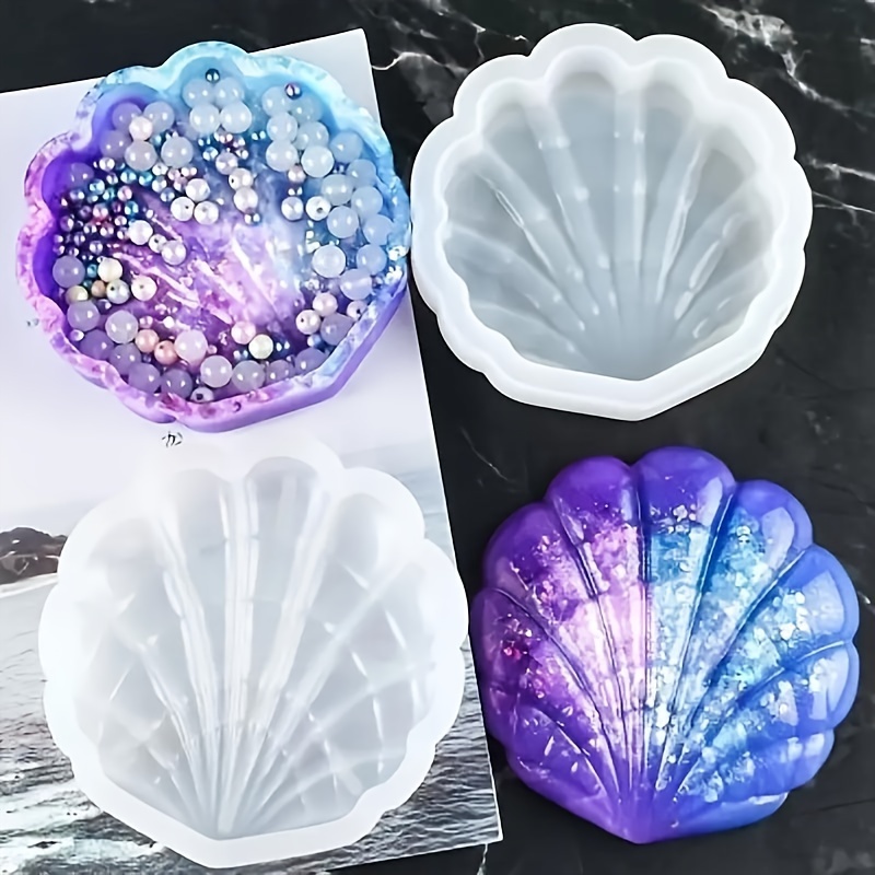 Box Resin Mold, Silicone Resin Molds Jewelry Storage Box Molds, Seashell  Epoxy Molds for Resin Crafts DIY (Seashell Storage Box)