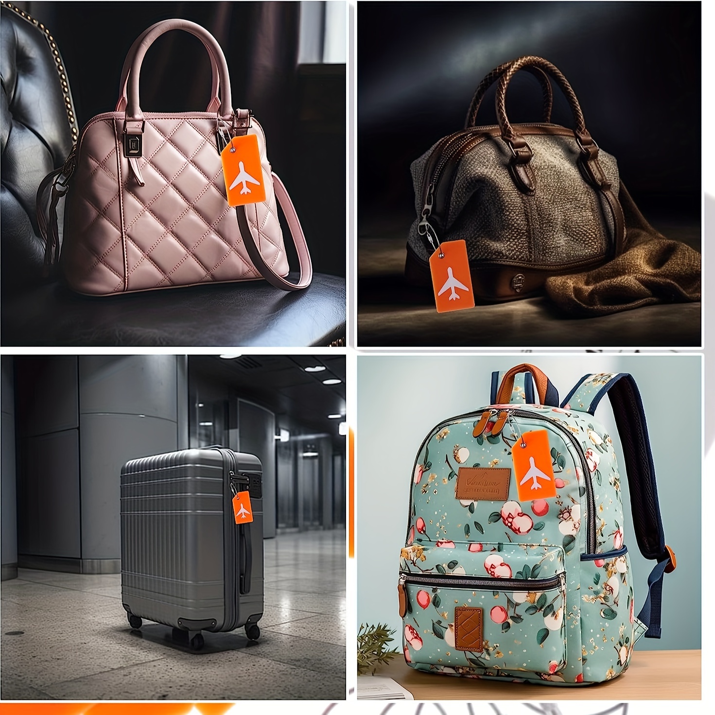 Louis Vuitton Luggage Name Tag for Suitcase Travel Bag Handbag