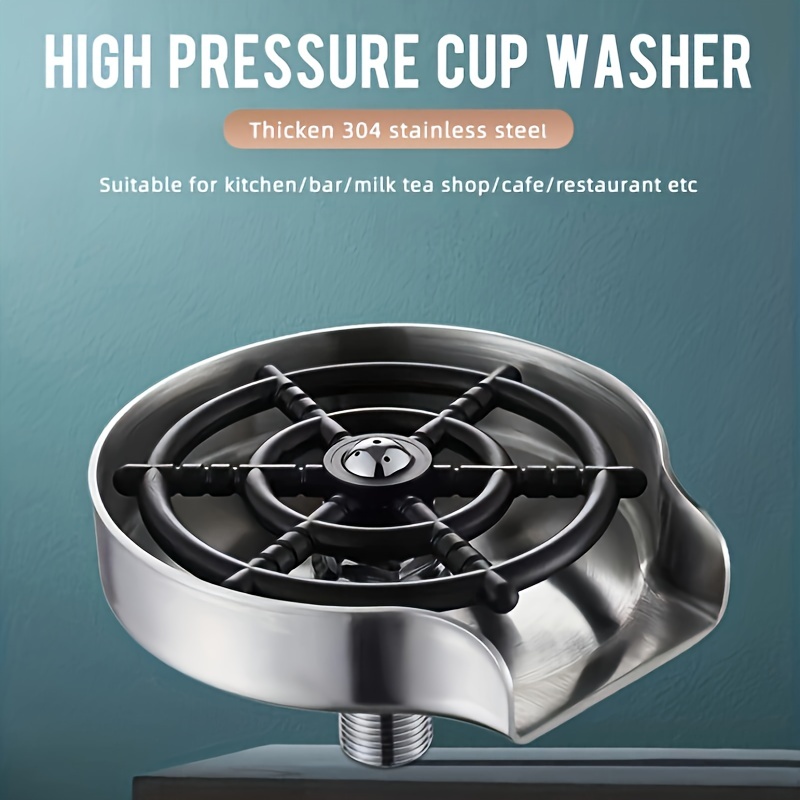 High Pressure Automatic Stainless Steel Glass Washer