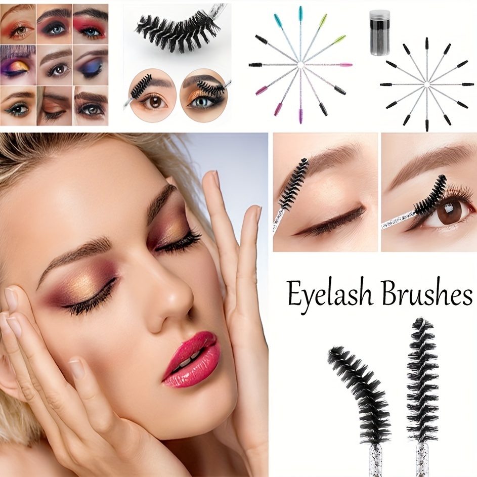 Disposable Eyelash Brush Mascara Stick Makeup Brush - Temu