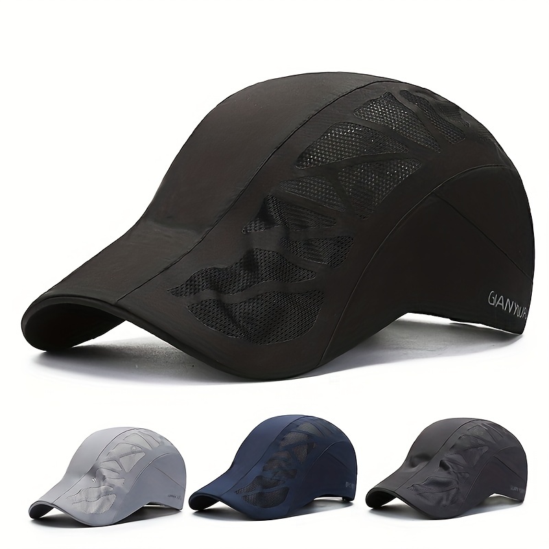 Summer Hat Hollow Out All Match Breathable Men Baseball Hat Durable