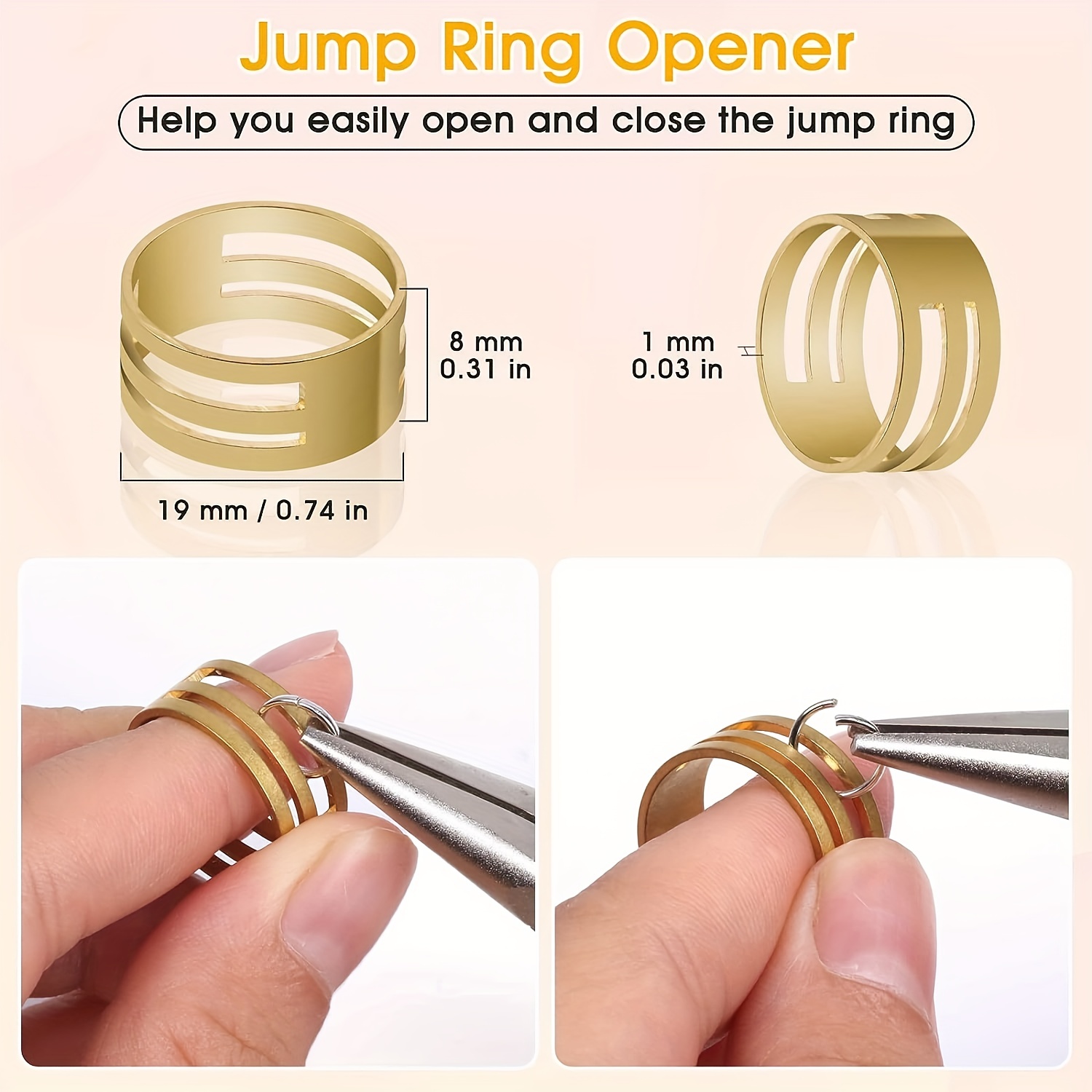 1010Pcs Jewelry Making Kit DIY Sterling Beading Repair Tools Craft
