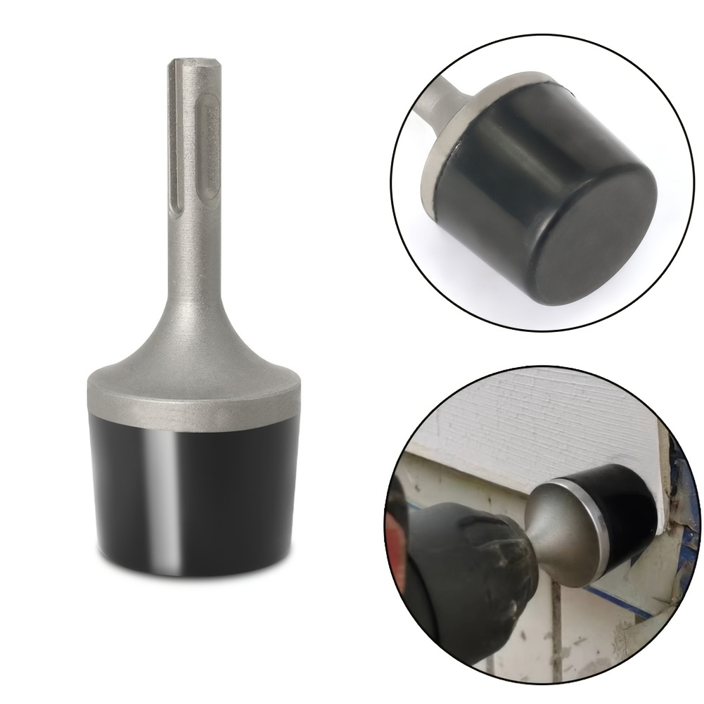 

1pc Rubber Hammer For Electric Hammer Sds-plus Shank, For Automotive Sheet Metal/iron Leveling, Power Tool Accessories