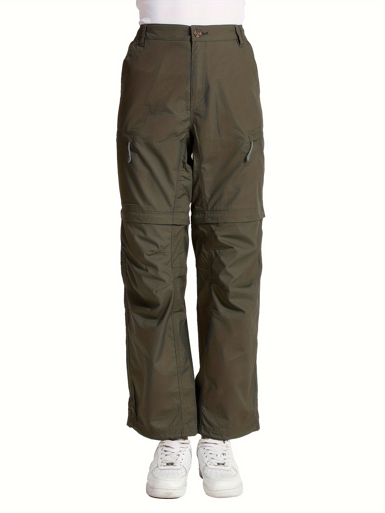 Women's Green Cargo Pants, Khaki Combat Pants