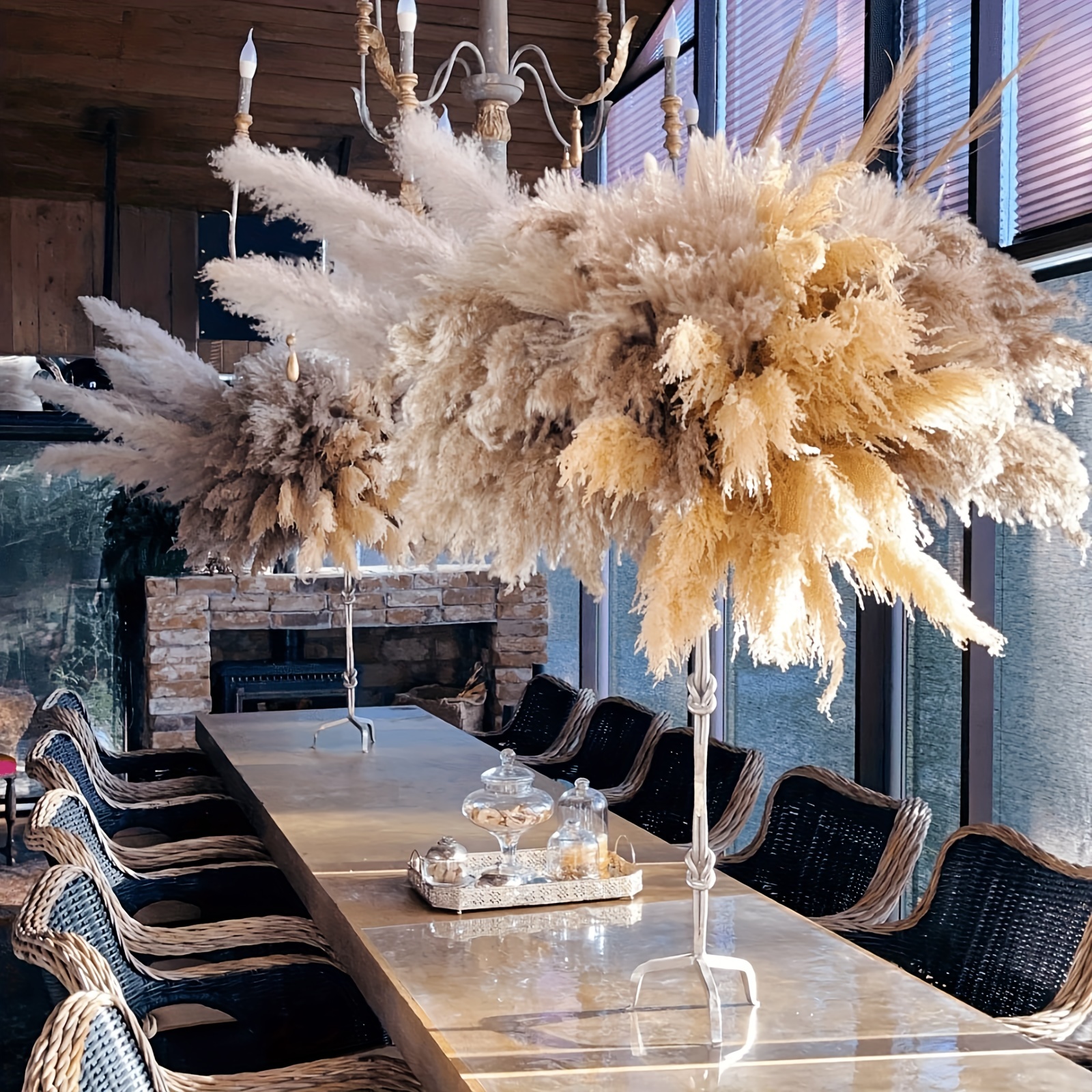 10/20pcs Large Ostrich Feathers for Dinner Vase Wedding Party