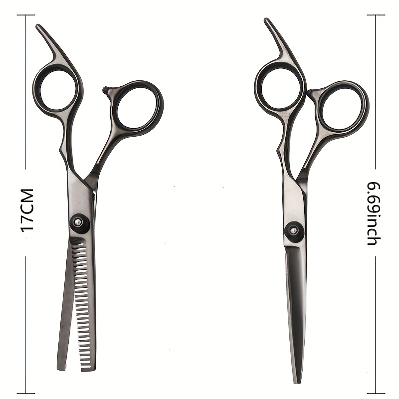 1pcs Professional Hair Cutting Scissors Shears, Black Golden Haircut  Scissors, Hairdresser Scissors Tools