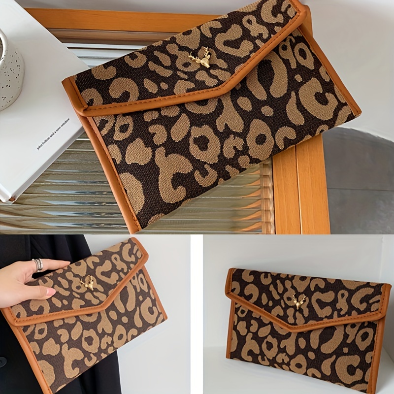 Envelope Clutch Purse | Dark Brown