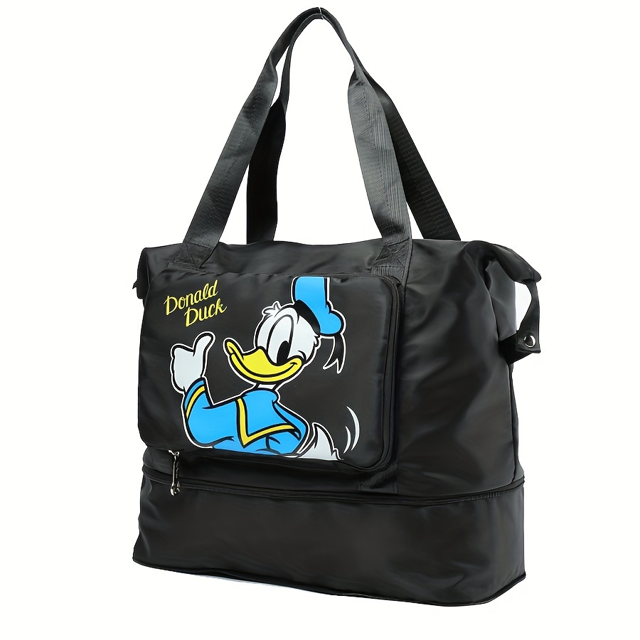 Cartoon Anime Travel Bag Daisy Duck Print - Temu