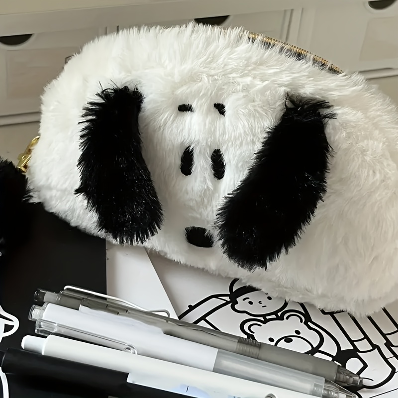 1pc Mignon Panda Trousse Peluche Trousse À Crayons Pochette - Temu Canada