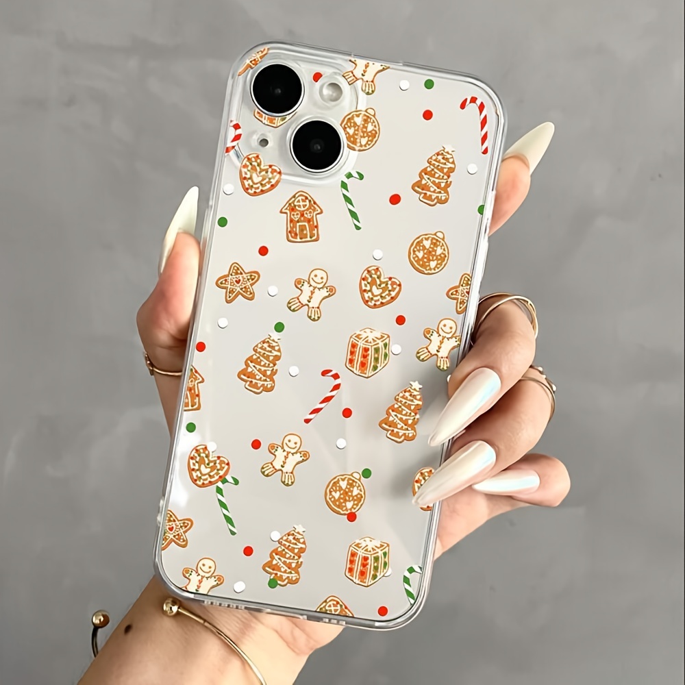  iPhone 14 Pro Max Cute Xmas Baking Stuff For Women Christmas  Gingerbread Case : Cell Phones & Accessories