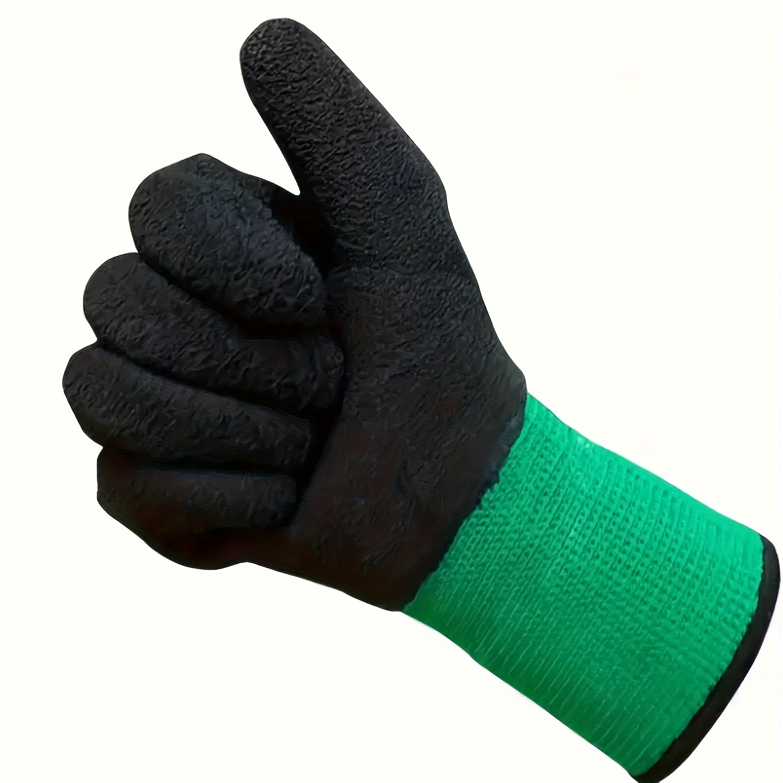 Crinkle Rubber Coated Safety Work Gloves for Gardening