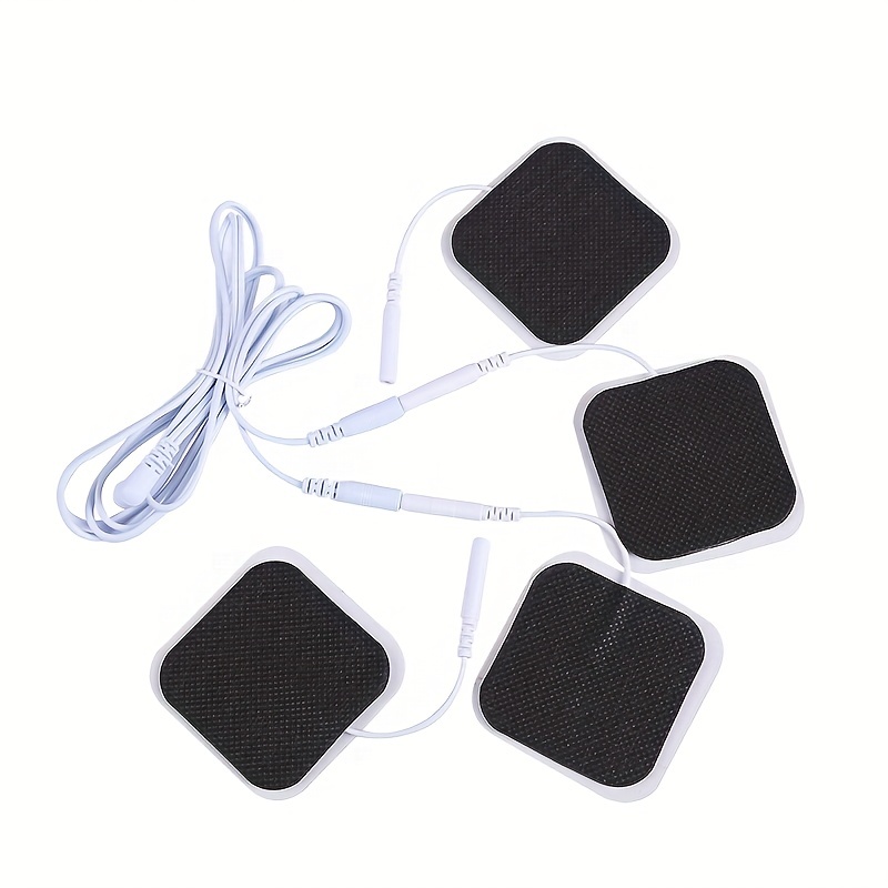 10Pcs 5*5cm Adhesive Gel Tens Electrode Pads Sticker For Electric