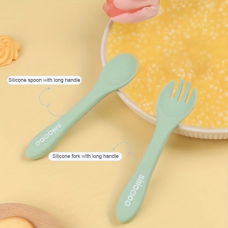 MONEE Baby Spoons, Gentle on Gums Silicone Baby Spoon