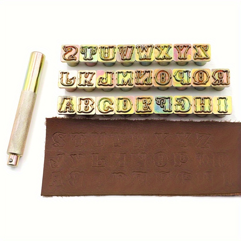 brass metal stamping tools letters set