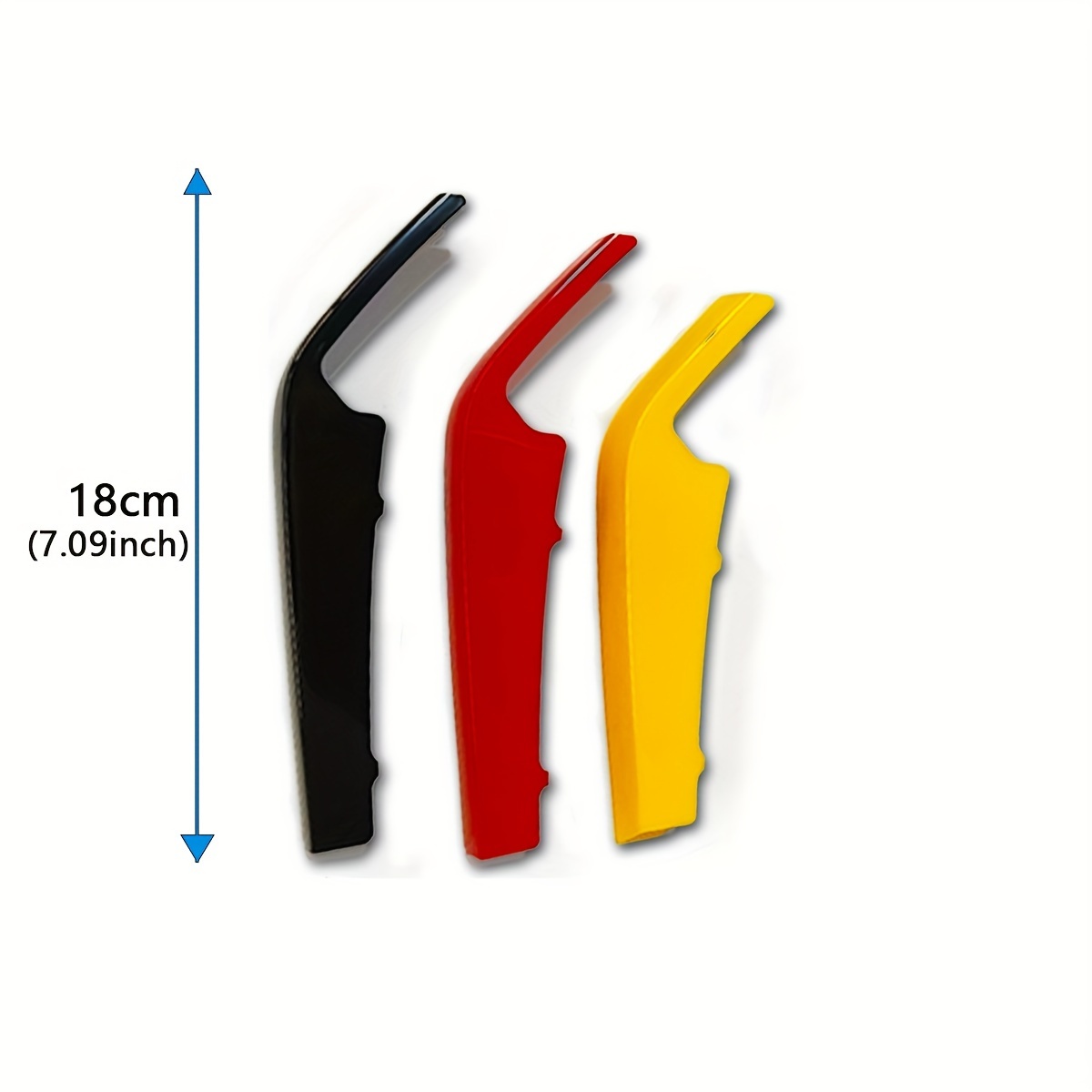 1set 3pcs Für BMW ABS Deutschland Flagge Farbe Kühlergrill Einsatzleisten  Streifen M Farbe Kühlergrill Einsatzleisten Für 3er G20 2020 2021 2022