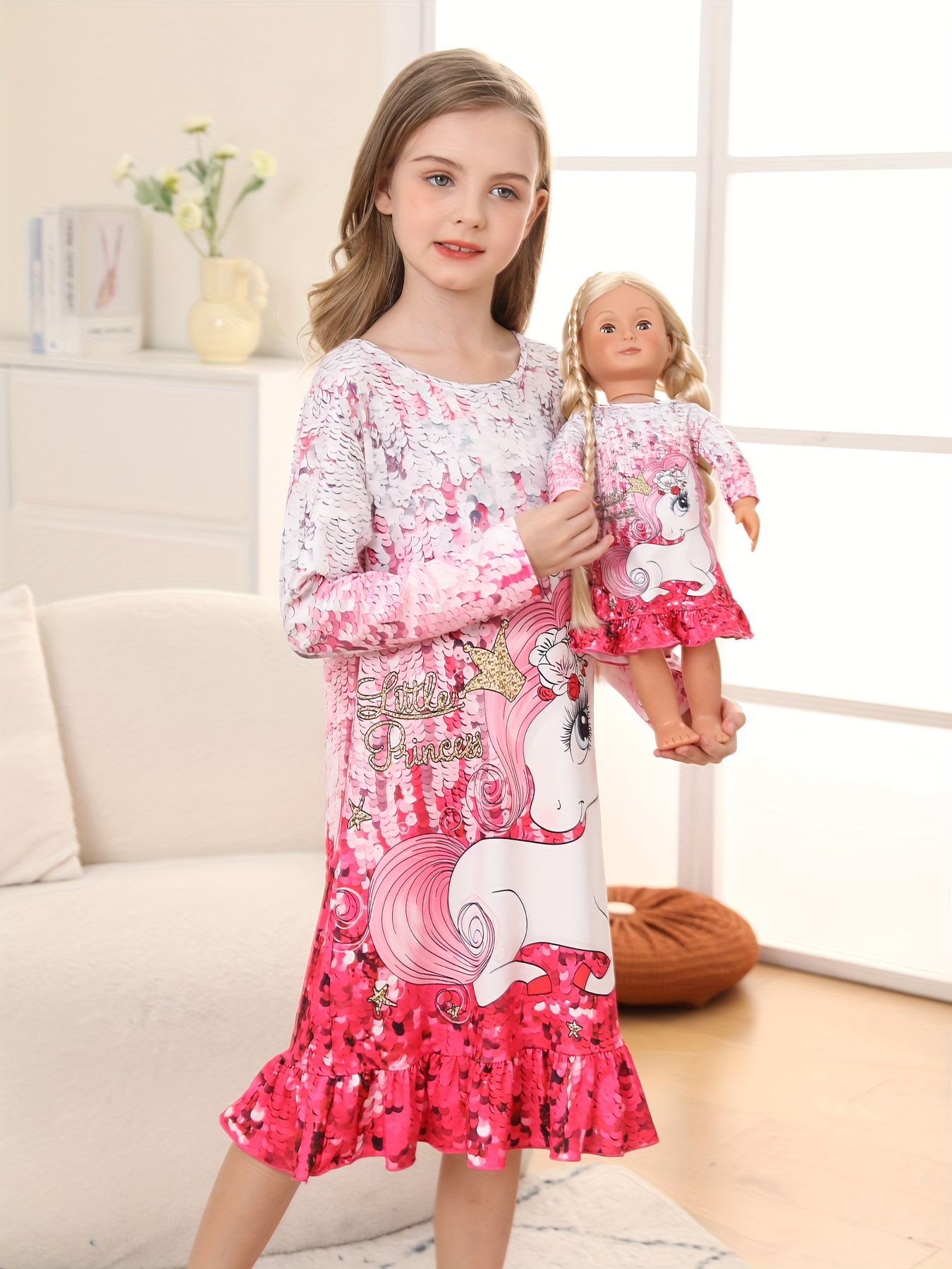 And Doll 2 Pcs Set Matching Dresses And 18 45.72cm Not Doll