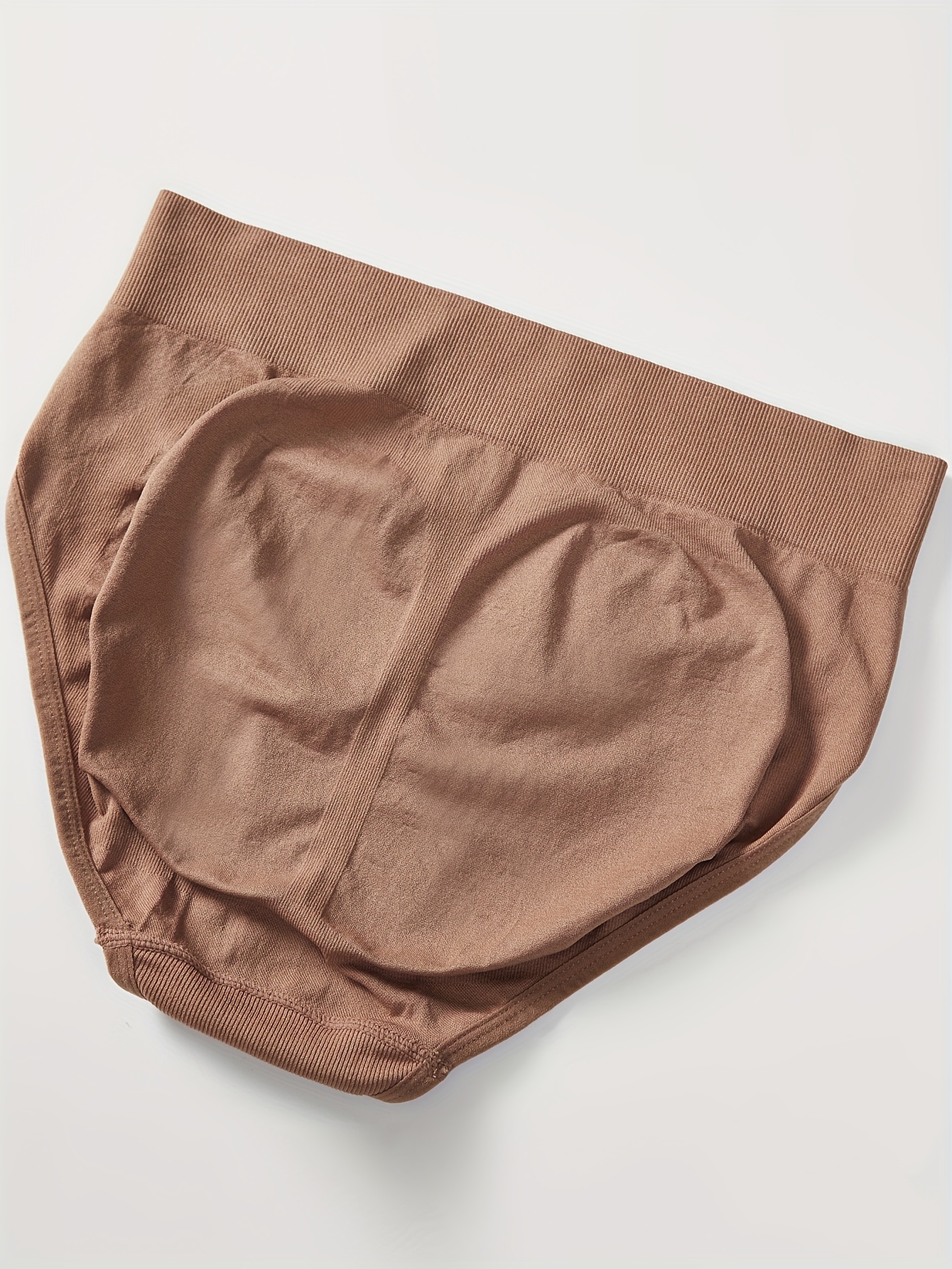 Plus Size Basic Panties Set Women's Plus Solid Seamless - Temu