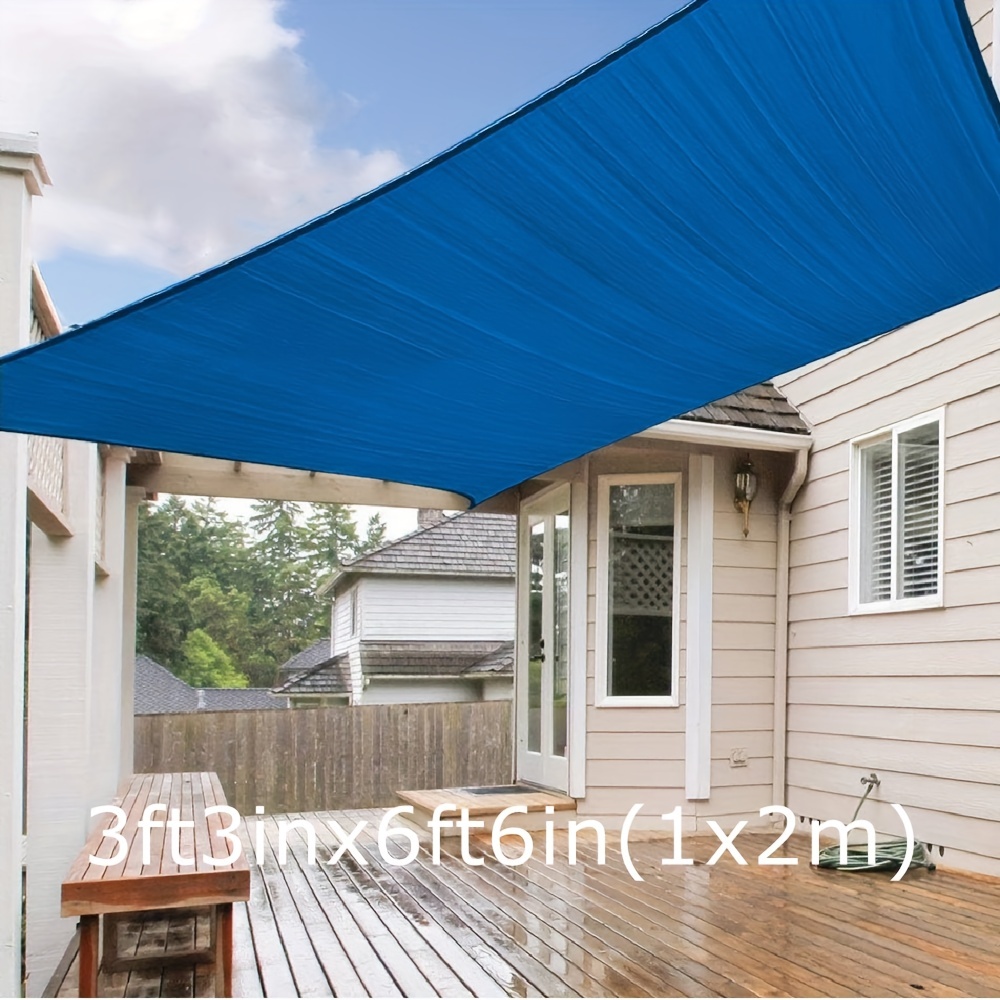 Blue Sunshade Net Fence Privacy Screen Cover Fabric Shade - Temu