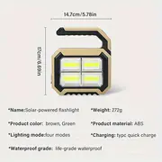 1pc LED Multi Light Source Portable Lights, USB Charging Flashlight, Outdoor Camping Searchlight, Can Charge Mobile Phones, Emergency Lighting Searchlight details 1