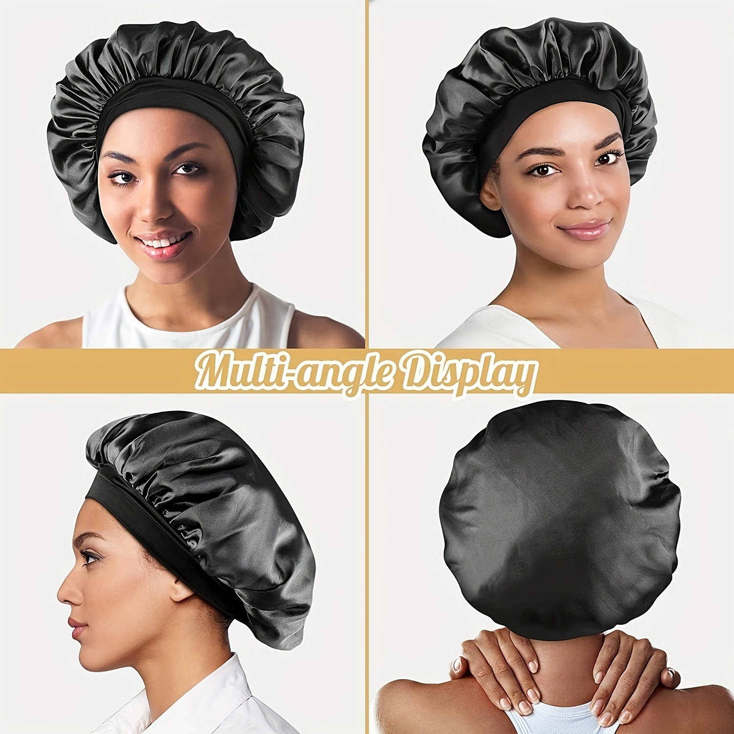  Customize Satin Bonnet Hair Care Silk Bonnet for