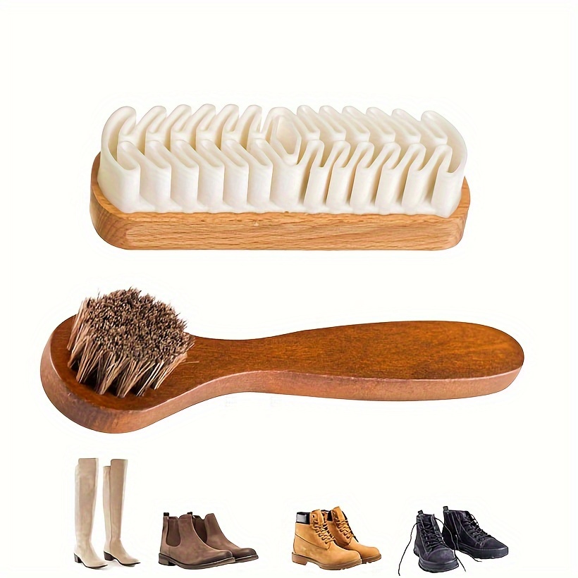 Suede & Nubuck 4-way Leather Brush Cleaner - Temu