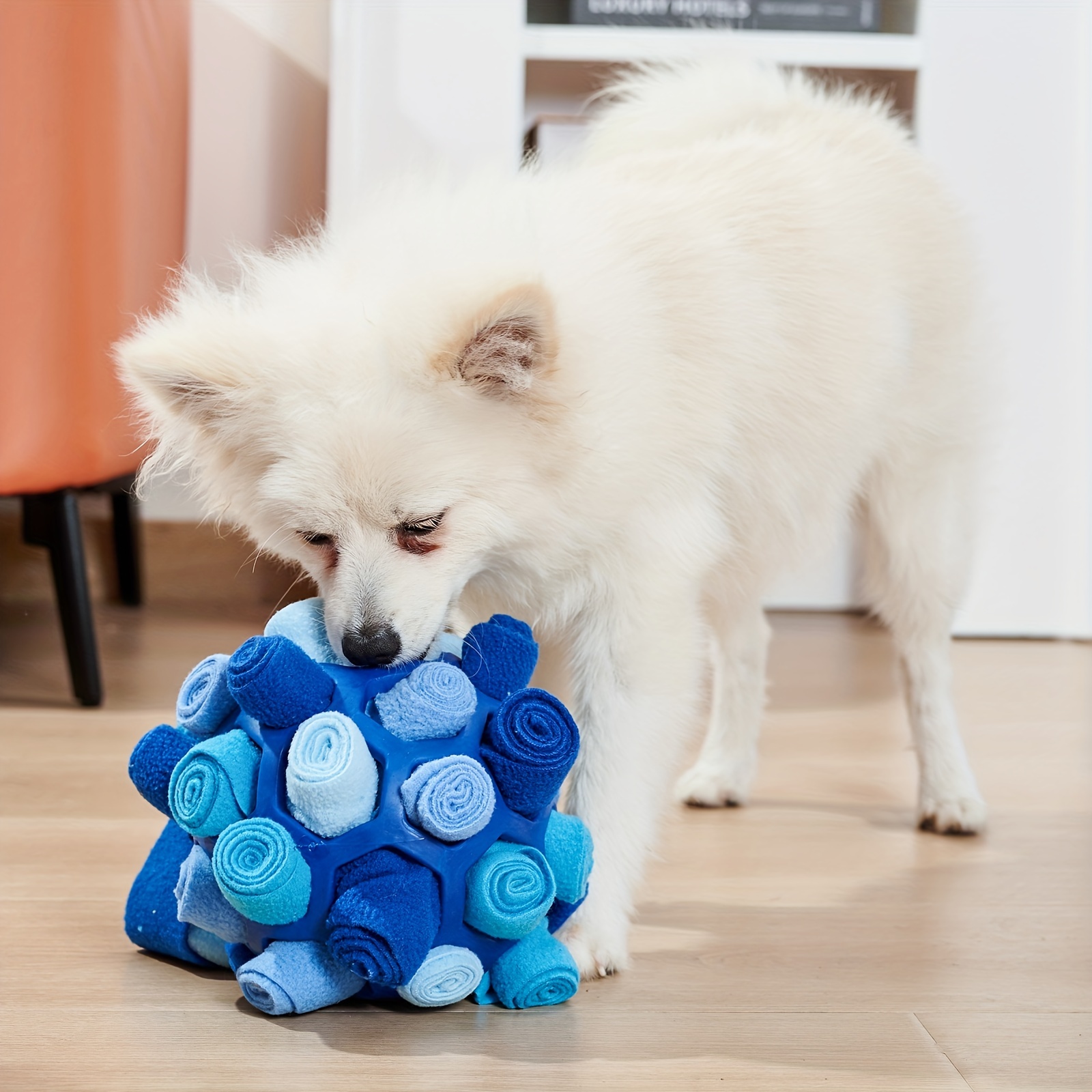 Interactive Dog Toy Sniffing Ball For Hiding Treats Rubber - Temu Australia