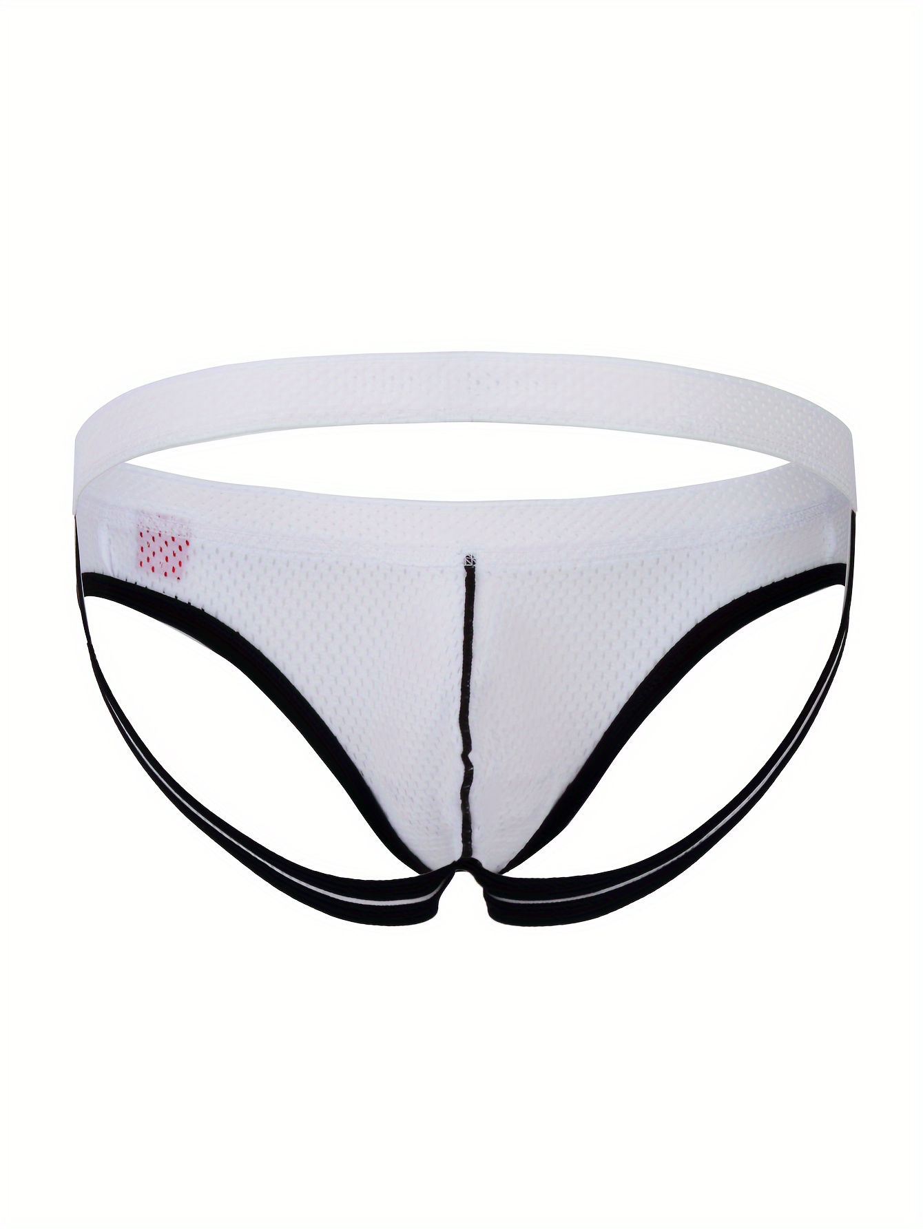 Men's Jockstrap Underwear Low Waist Mesh Breathable Athletic