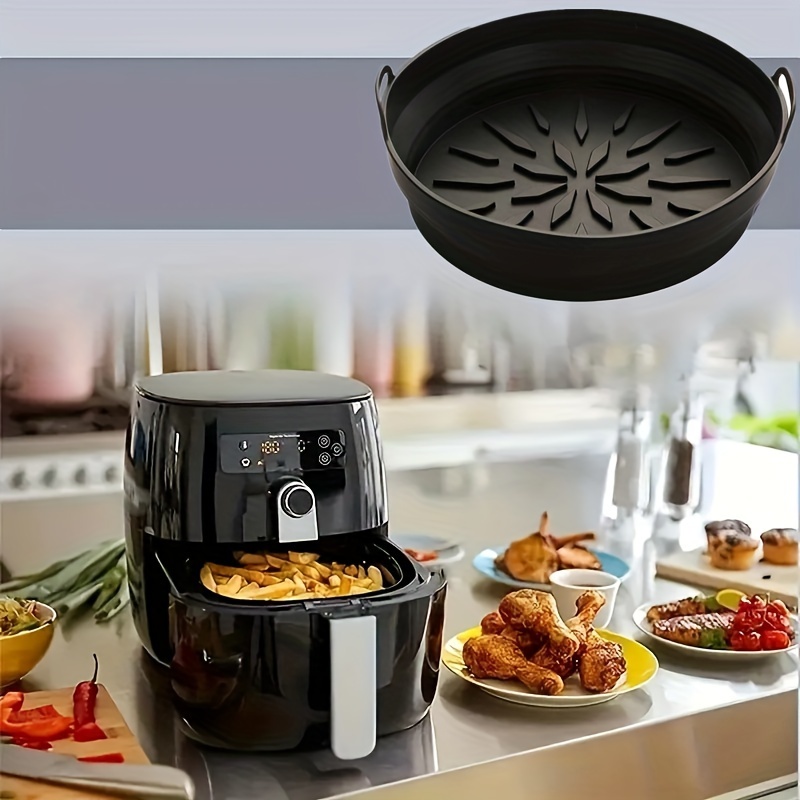 Silicone Air Fryer Liner (top ) Air Fryer Liners Pot - Temu