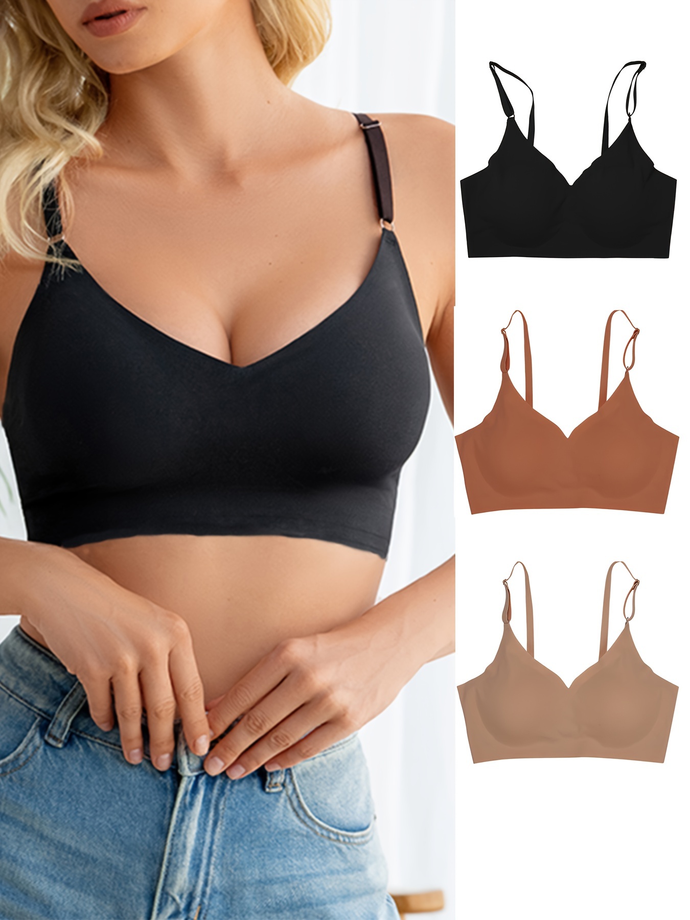 BDDVIQNN Comfortable Bras for Women Front Closure Racerback Push Up Bra  Breathable Sports Push Up Bras for Women, A-green, Medium : :  Clothing, Shoes & Accessories