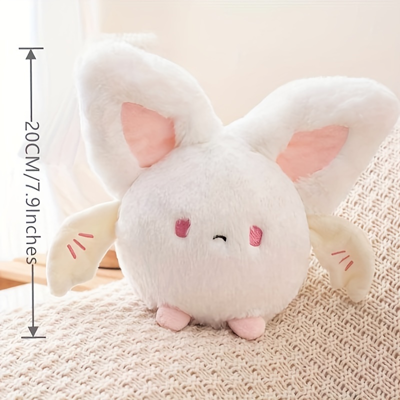 25 cm/9,84 pulgadas Kawaii Murciélago Conejo Peluche Muñeca Lindo Conejo  Blanco Volador Peluches Suave Murciélago Conejo Peluches Precioso Regalo de  Cumpleaños para Niñas en Halloween, Acción de Gracias, Navidad y Año Nuevo