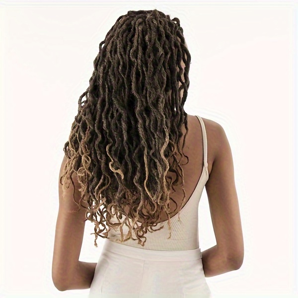 Soft Faux Locs Crochet Hair Pre Looped New Faux Locs Crochet - Temu