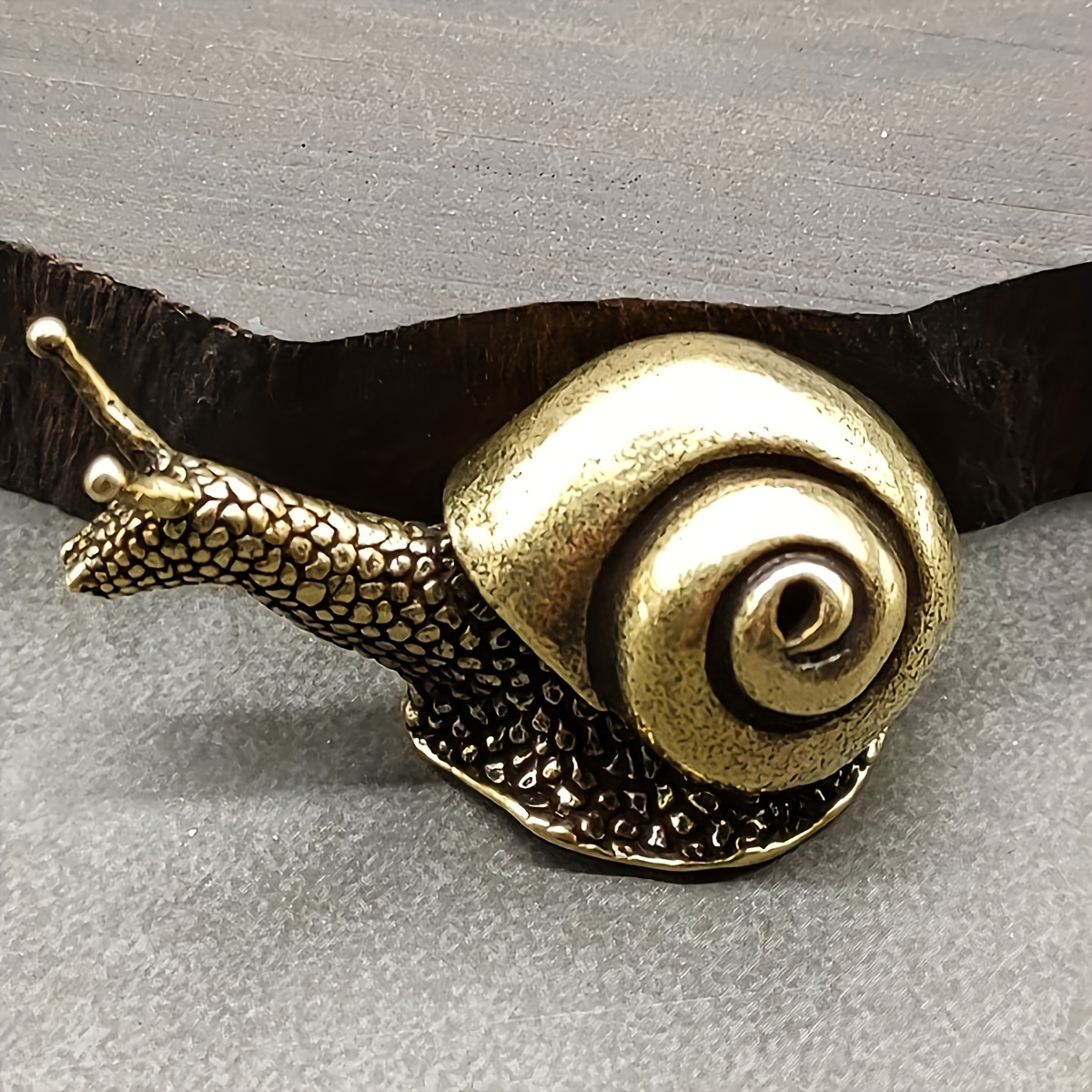 Retro Brass Crawling Snail Fun Decoration Small Ornament tea - Temu