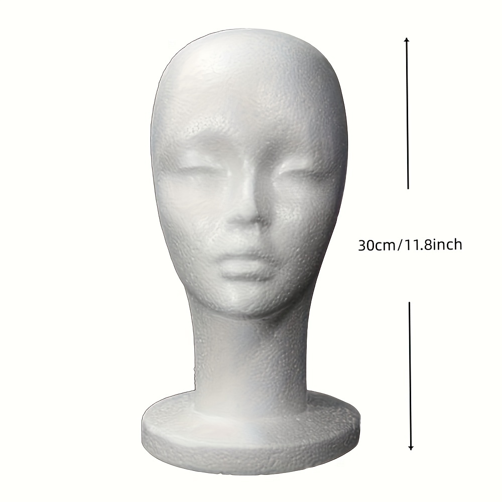 Female Foam Mannequin 30x48 cm for Hair Hats Display
