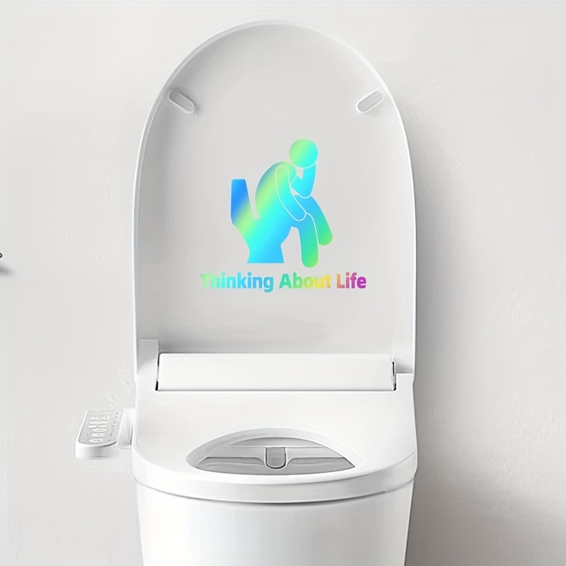 Fun Fluorescent Toilet Seat Decals Glow In The Dark Toilet Seat