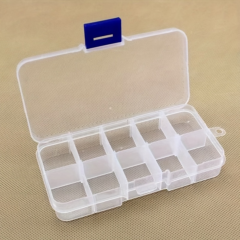 Yadada Clear Plastic Organizer Box Container Craft Storage - Temu