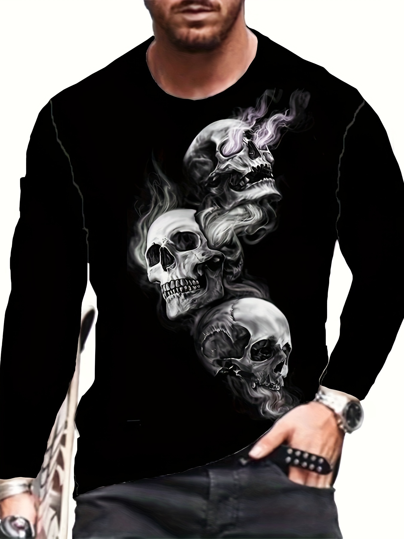 Ropa De Calavera Para Hombre Temu Chile